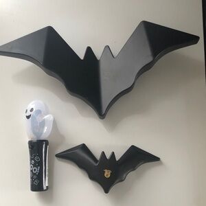 Goth hanging Black Bats 🦇 & light up spinner